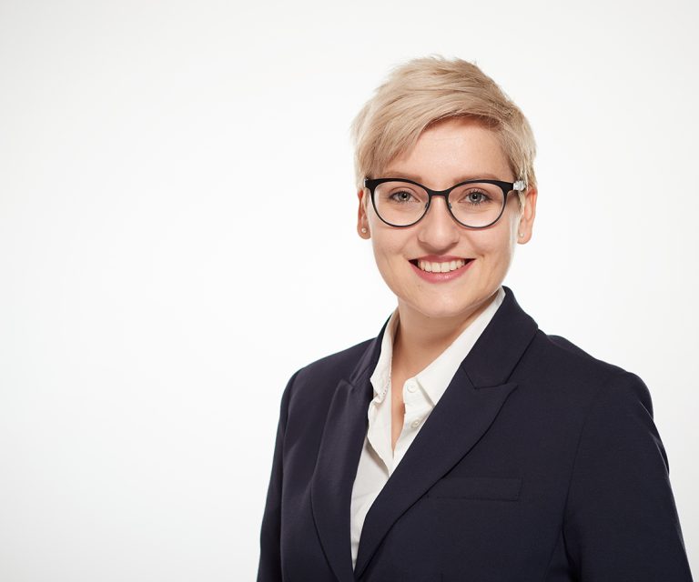 Bewerbungsfotografie von einer Dame