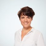 Bewerbungsfoto von einer Frau